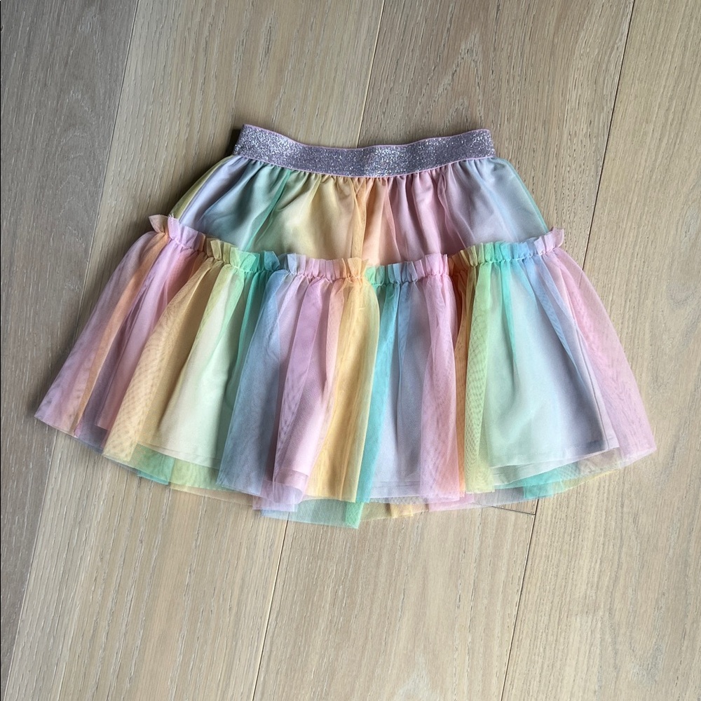 NWOT - Tucker + Tate - Kids Rainbow Tulle Skirt - Size 6